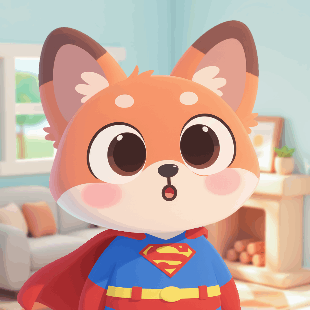 Laughing Sigh Fox superman lovely PFP NFT