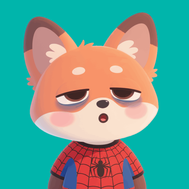 Laughing Sigh Fox spiderman sleepy PFP NFT