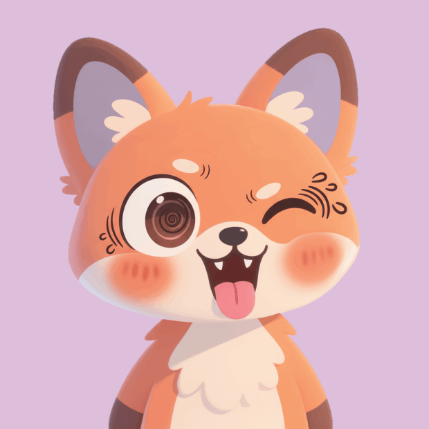 Laughing Sigh Fox nervous anxiety PFP NFT